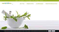 Desktop Screenshot of menudadieta.com